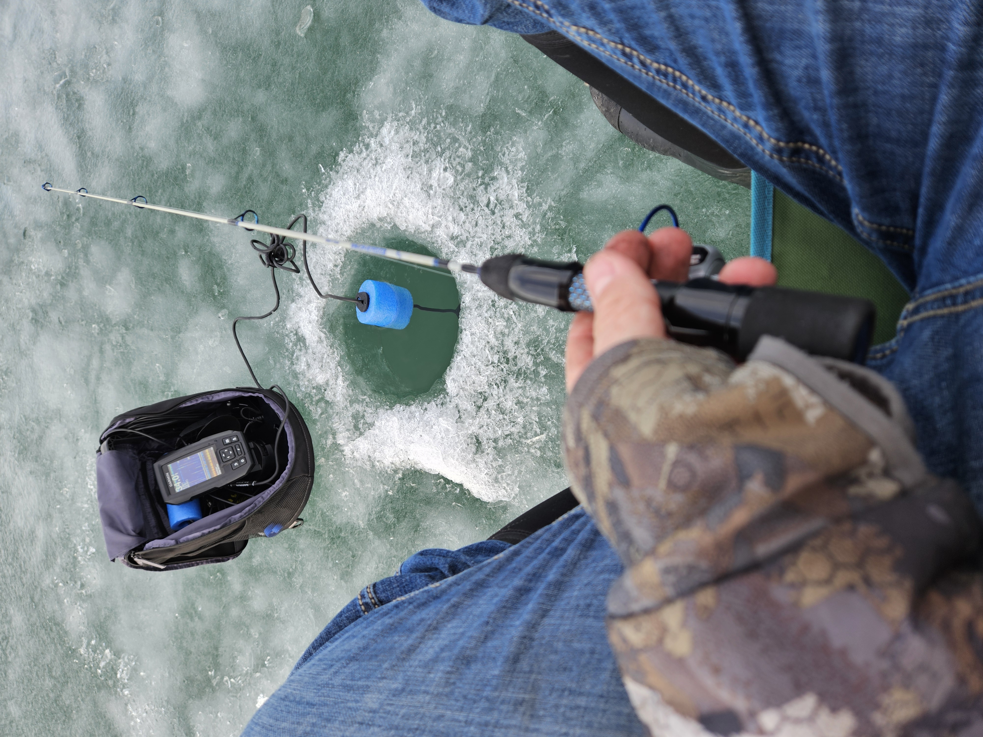 Ice fishing photo